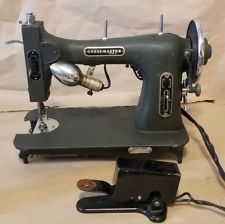 White serial number sewing machine